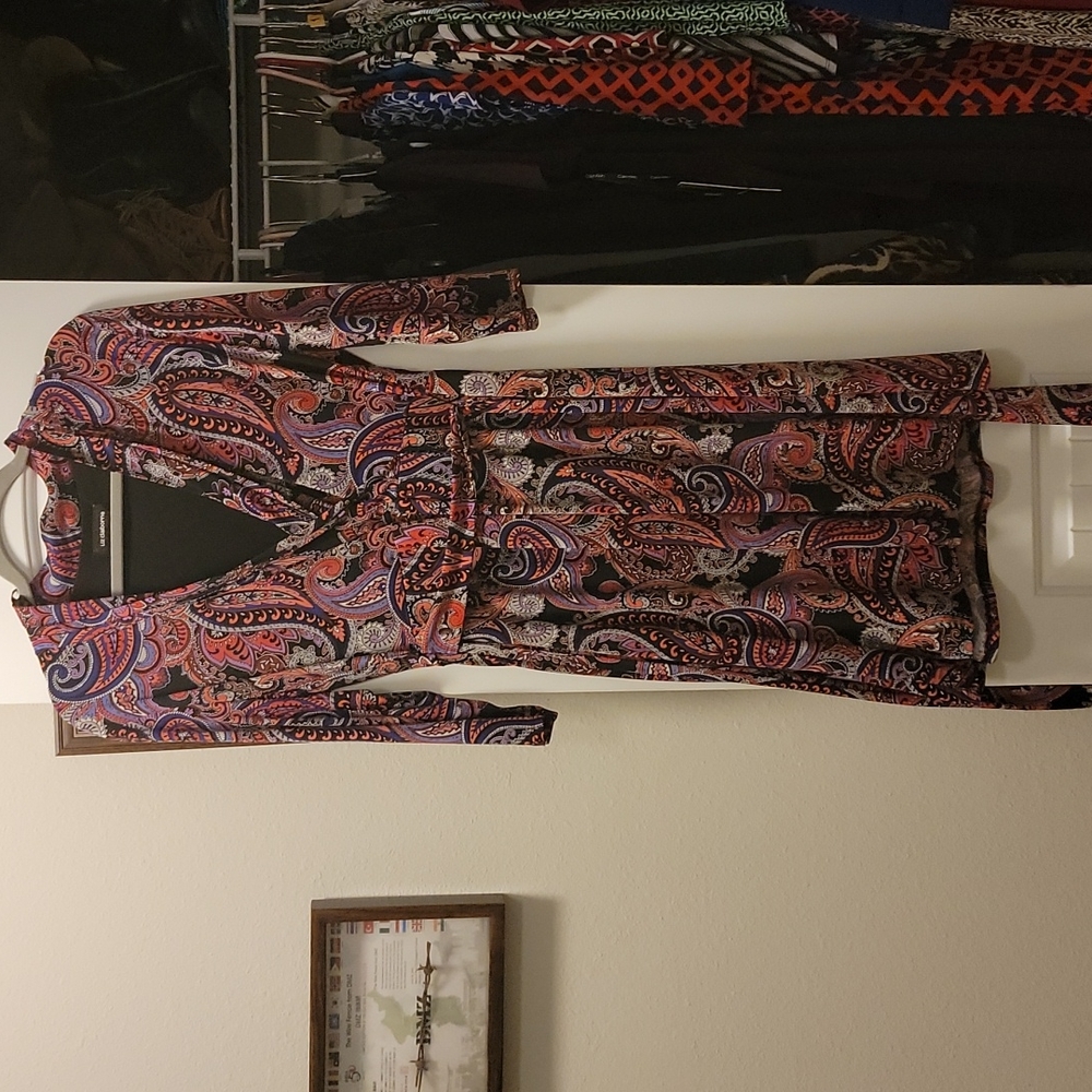 Paisley Wrap Dress